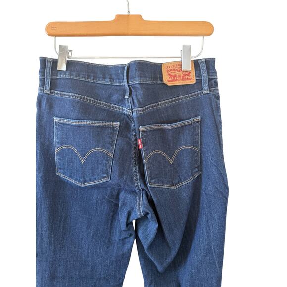 Levis Slimming Skinny Dark Wash Denim Jeans 30 - Picture 4 of 7